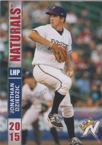 2015 Northwest Arkansas Naturals Jonathan Dziedzic