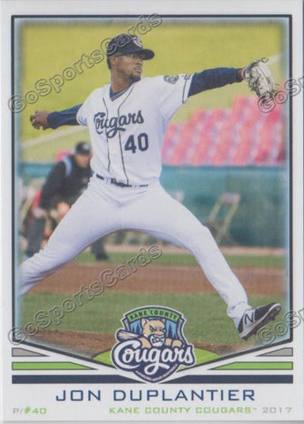 2017 Kane County Cougars Jon Duplantier