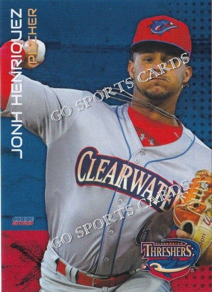 2023 Clearwater Threshers Jonh Henriquez – Go Sports Cards
