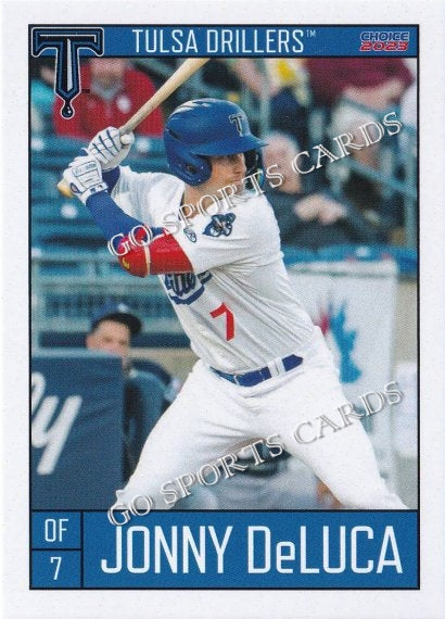 2023 Tulsa Drillers Jonny DeLuca