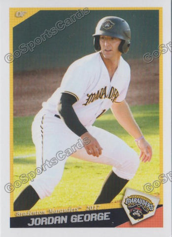 2017 Bradenton Marauders Jordan George