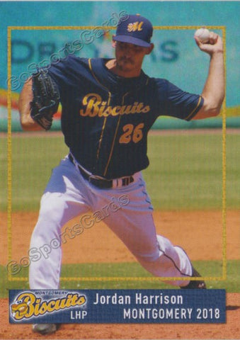 2018 Montgomery Biscuits Jordan Harrison