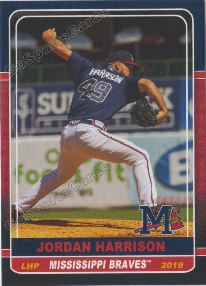 2019 Mississippi Braves Jordan Harrison