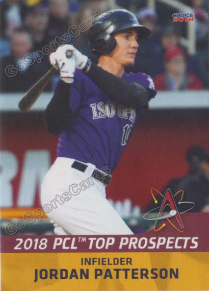 2018 Pacific Coast League Top Prospects PCL Jordan Patterson