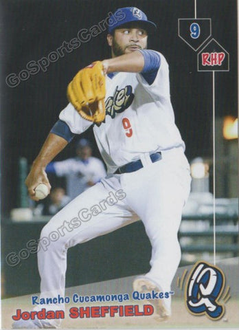 2019 Rancho Cucamonga Quakes Jordan Sheffield