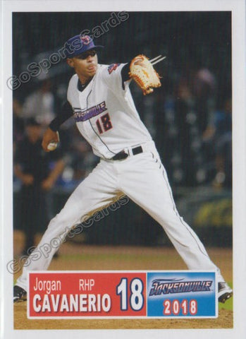 2018 Jacksonville Jumbo Shrimp Jorgan Cavanerio