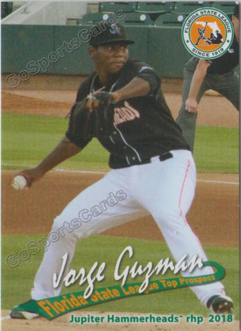 2018 Florida State League Top Prospects FSL Jorge Guzman