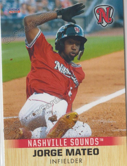 2018 Nashville Sounds Jorge Mateo