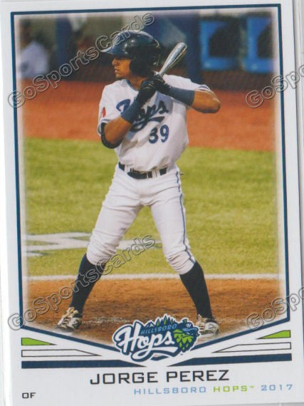 2017 Hillsboro Hops Jorge Perez