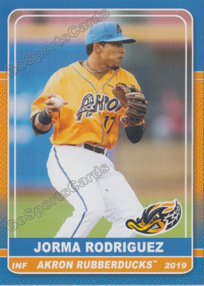 2019 Akron Rubberducks Jorma Rodriguez