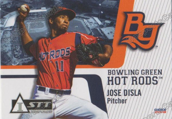 2018 Bowling Green Hot Rods Jose Disla