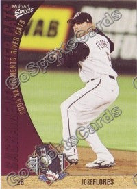 2003 Sacramento River Cats Multi-Ad Jose Flores