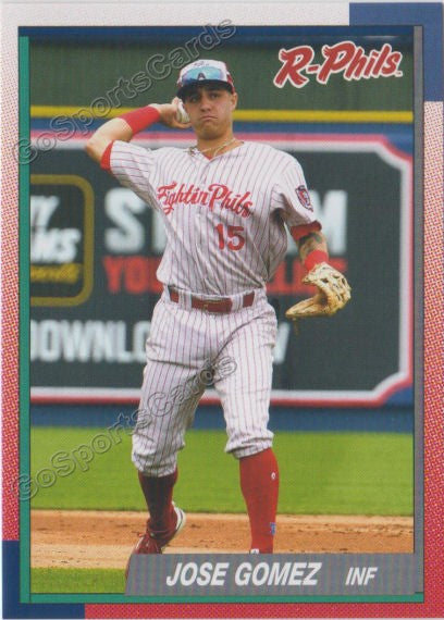 2019 Reading Fightin Phils Jose Gomez