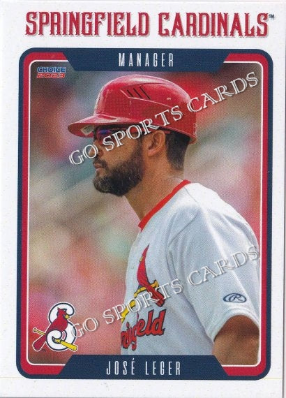 2023 Springfield Cardinals Jose Leger – Go Sports Cards