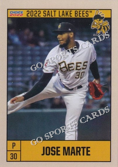 Topps Salt Lake Bees Baseball Trading Cards