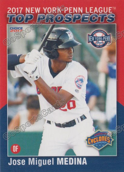 2017 New York Penn League Top Prospect Jose Miguel Medina