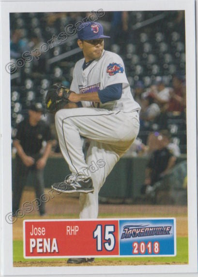 2018 Jacksonville Jumbo Shrimp Jose Pena