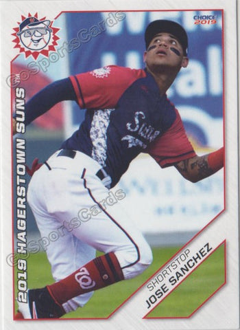 2019 Hagerstown Suns Jose Sanchez