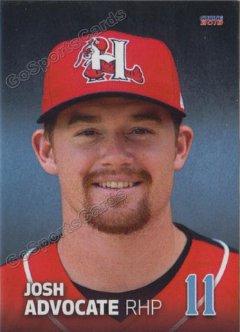 2018 Hickory Crawdads Josh Advocate