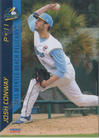 2015 Myrtle Beach Pelicans Josh Conway