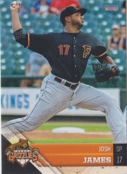 2018 Fresno Grizzlies Josh James