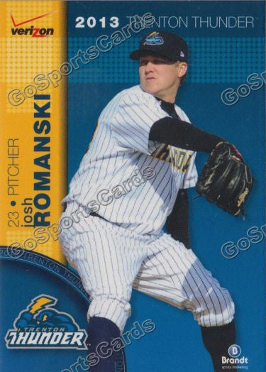 2013 Trenton Thunder Josh Romanski