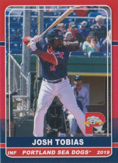 2019 Portland Sea Dogs Josh Tobias