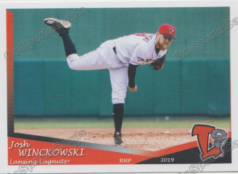 2019 Lansing Lugnuts Josh Winckowski