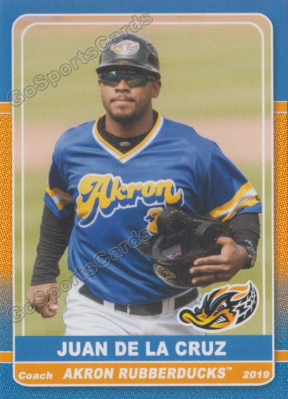 2019 Akron Rubberducks Juan De La Cruz