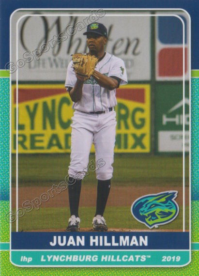 2019 Lynchburg Hillcats Juan Hillman