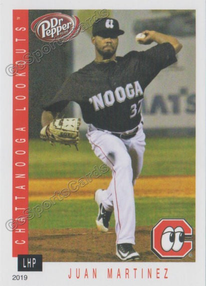 2019 Chattanooga Lookouts Juan Martinez