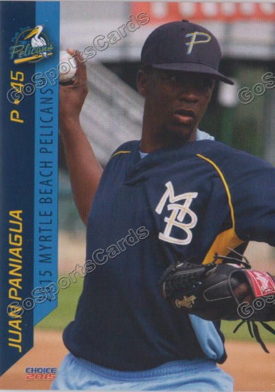 2015 Myrtle Beach Pelicans Juan Paniagua