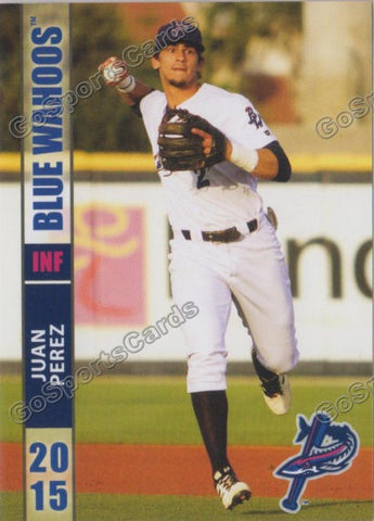 2015 Pensacola Blue Wahoos Juan Perez