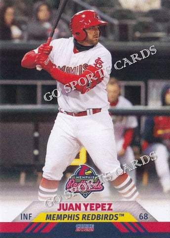 2022 Memphis Redbirds Juan Yepez