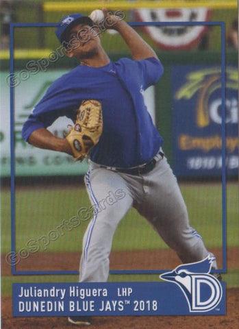 2018 Dunedin Blue Jays Juliandry Higuera