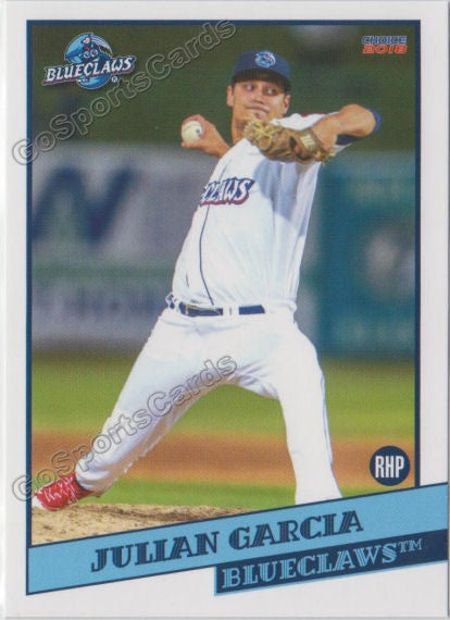 2018 Lakewood BlueClaws Julian Garcia