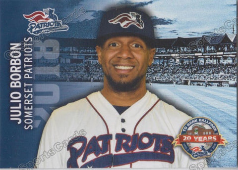 2018 Somerset Patriots Julio Borbon