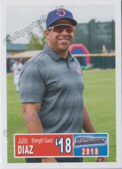 2018 Jacksonville Jumbo Shrimp Julio Diaz