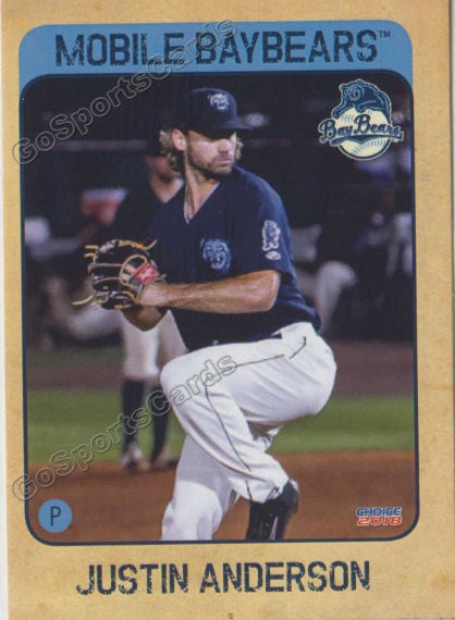 2018 Mobile Baybears Justin Anderson