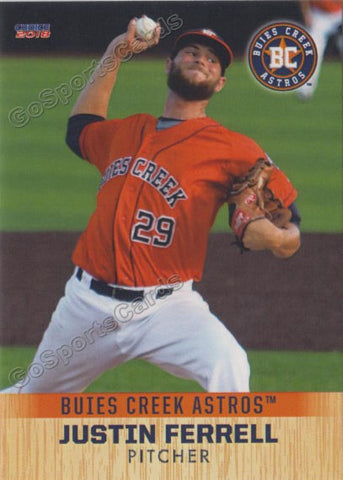 2018 Buies Creek Astros Justin Ferrell