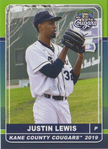 2019 Kane County Cougars Justin Lewis