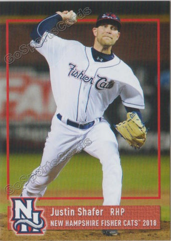 2018 New Hampshire Fisher Cats Justin Shafer