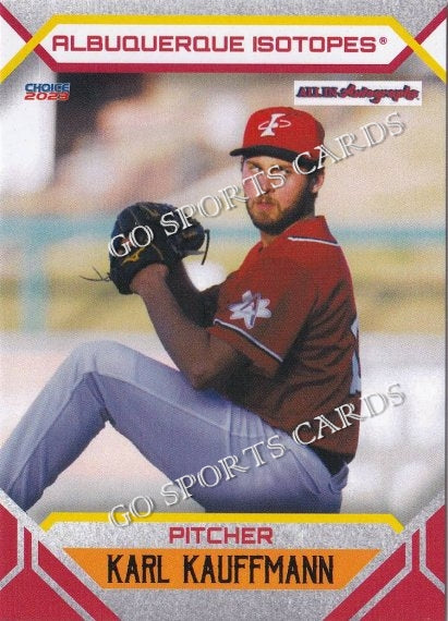 2023 Albuquerque Isotopes Karl Kauffmann