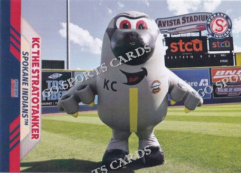 2022 Spokane Indians KC The Straotanker Mascot