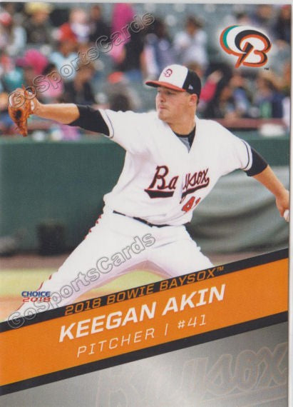 2018 Bowie Baysox Keegan Akin