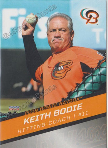 2018 Bowie Baysox Keith Bodie