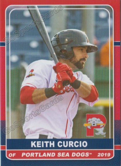 2019 Portland Sea Dogs Keith Curcio