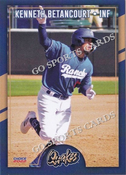 Topps Rancho Cucamonga Quakes Baseball Trading Cards