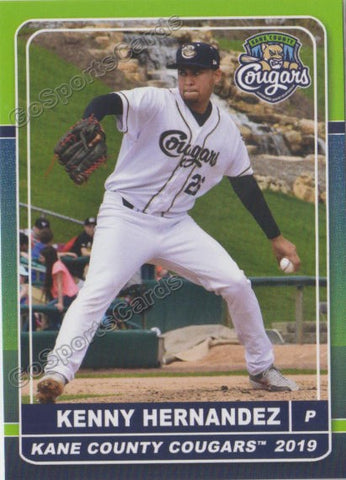 2019 Kane County Cougars Kenny Hernandez