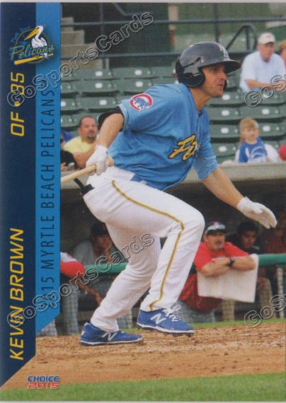 2015 Myrtle Beach Pelicans Kevin Brown